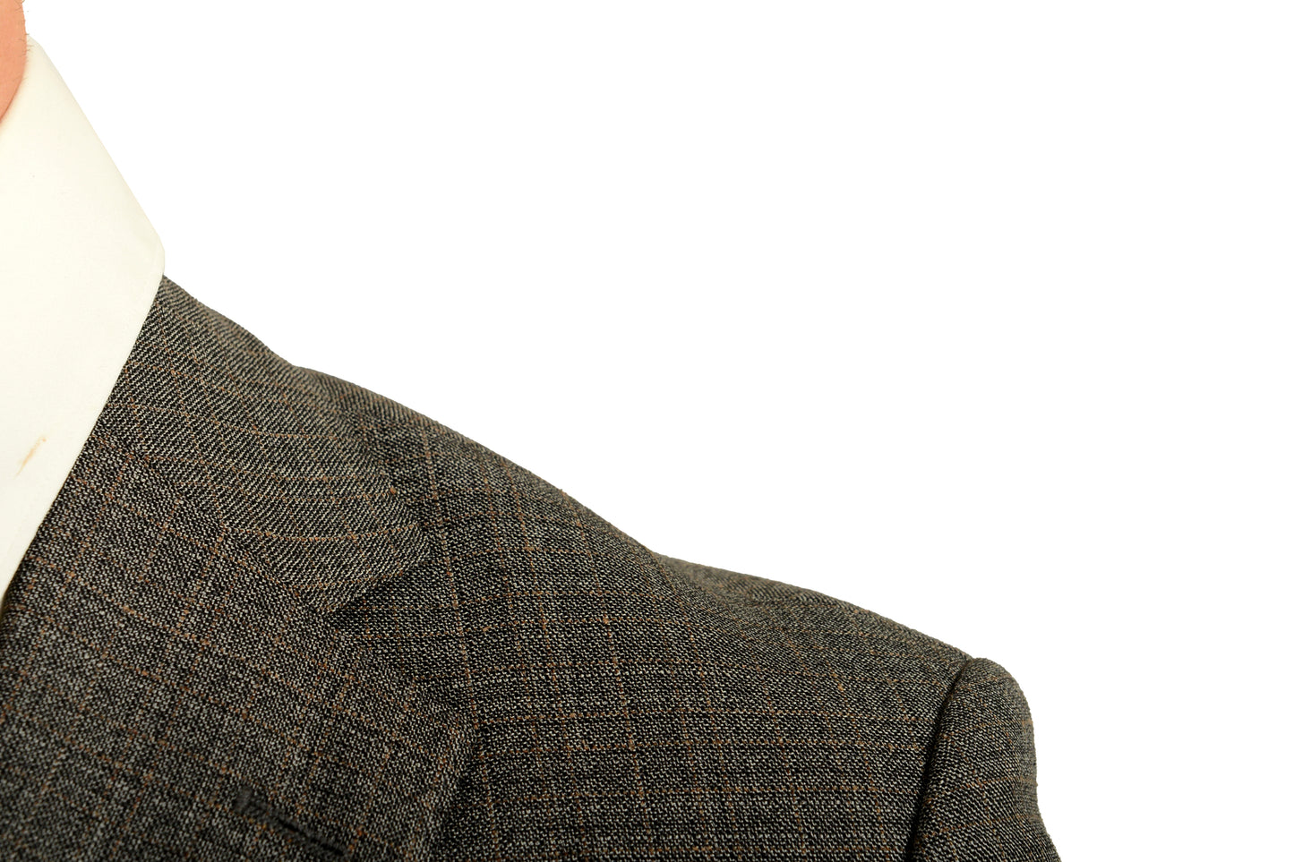 Hugo Boss Men's Johnstons5/Lenon1 Regular Fit 100% Wool Plaid Suit US 38S IT 48S