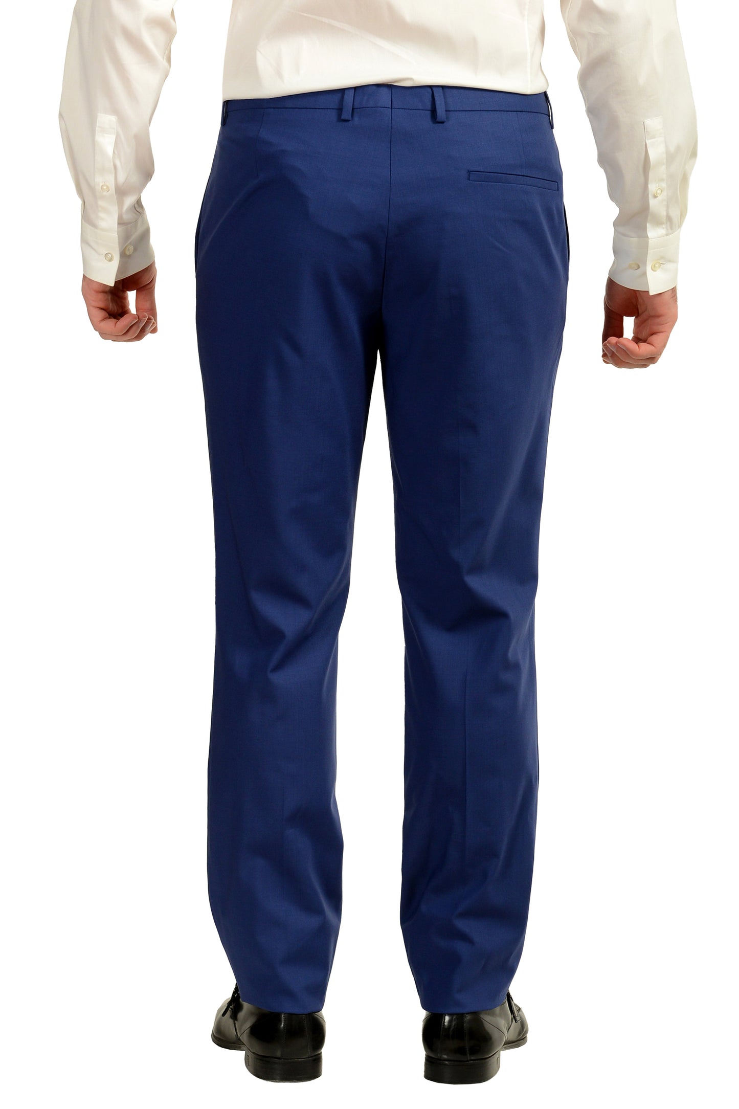 Hugo Boss Men's Arti/Hesten193 Extra Slim Fit Wool Blue Suit US 46L IT 56L