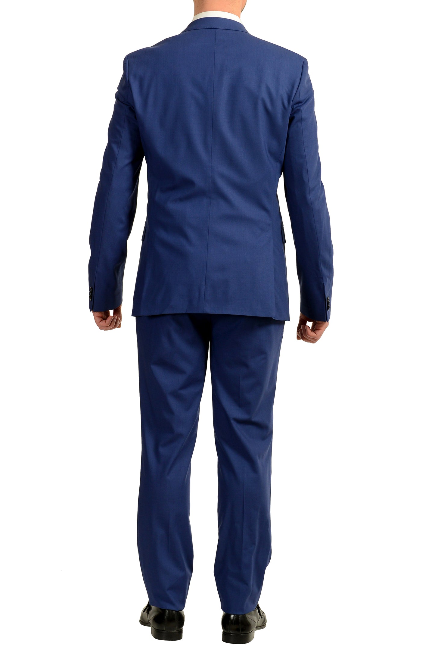 Hugo Boss Men's Arti/Hesten193 Extra Slim Fit Wool Blue Suit US 46L IT 56L