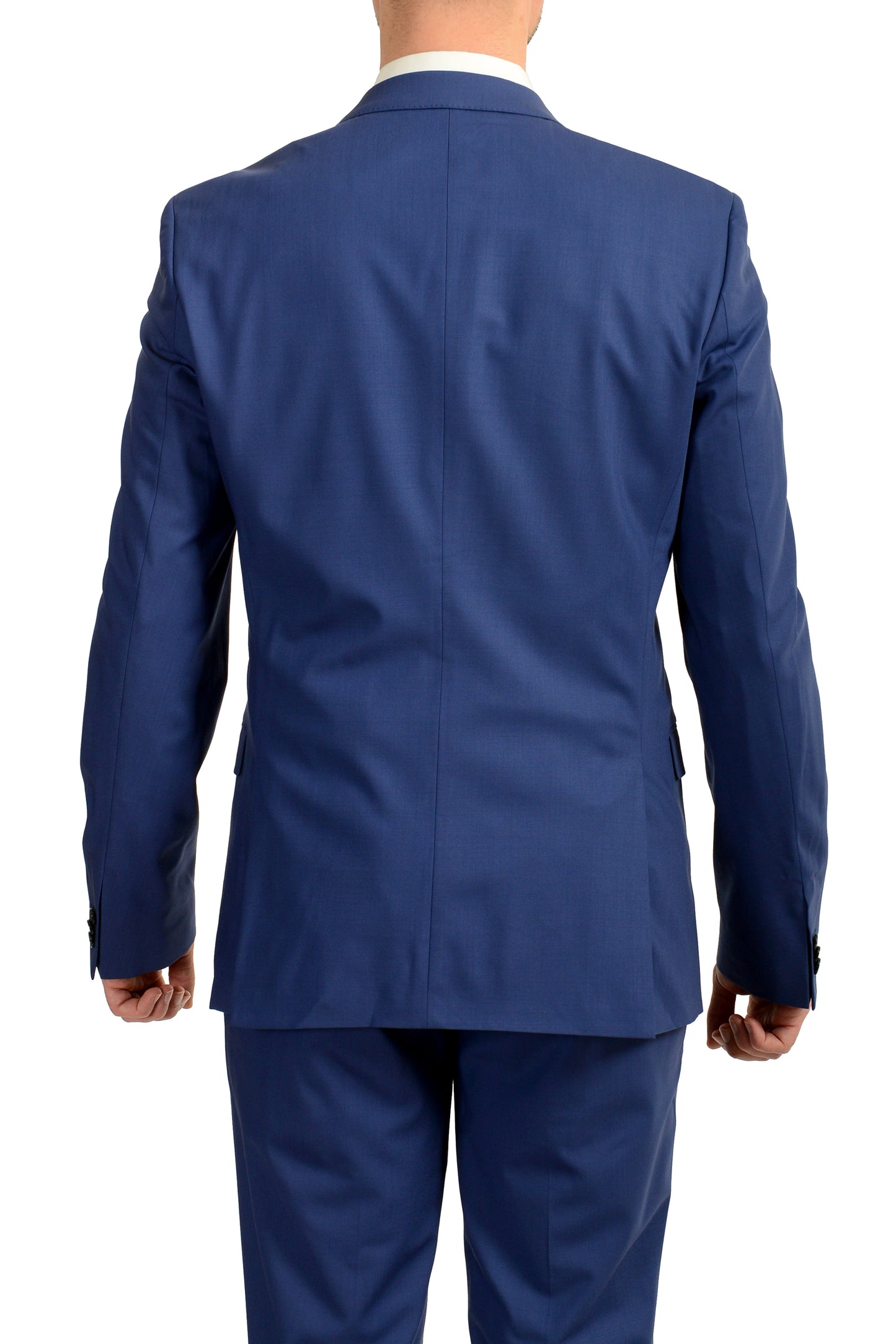 Hugo Boss Men's Arti/Hesten193 Extra Slim Fit Wool Blue Suit US 46L IT 56L