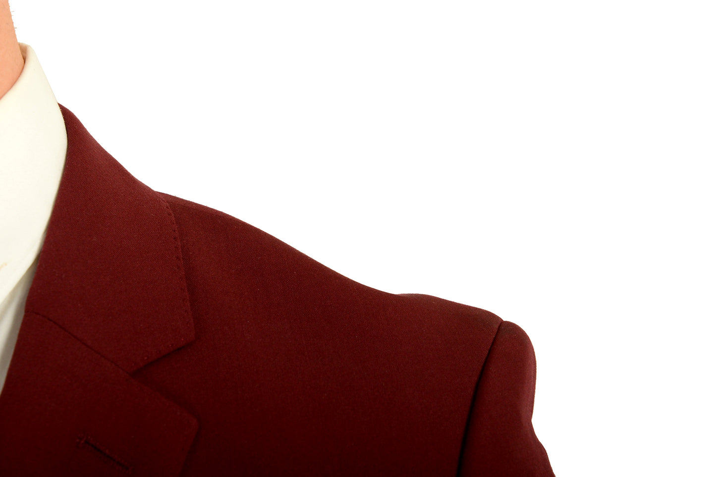 Hugo Boss Men's Arti/Hesten193 Extra Slim Fit Burgundy Wool Suit US 40R IT 50R