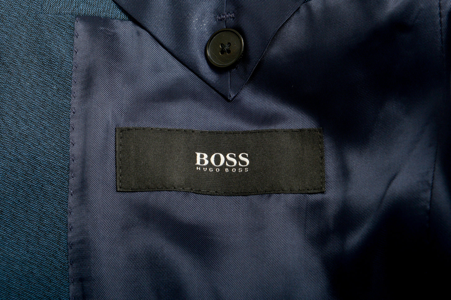 Hugo Boss Men's "Reymond/Wenten" Extra Slim Fit Blue Wool Suit US 38R IT 48R