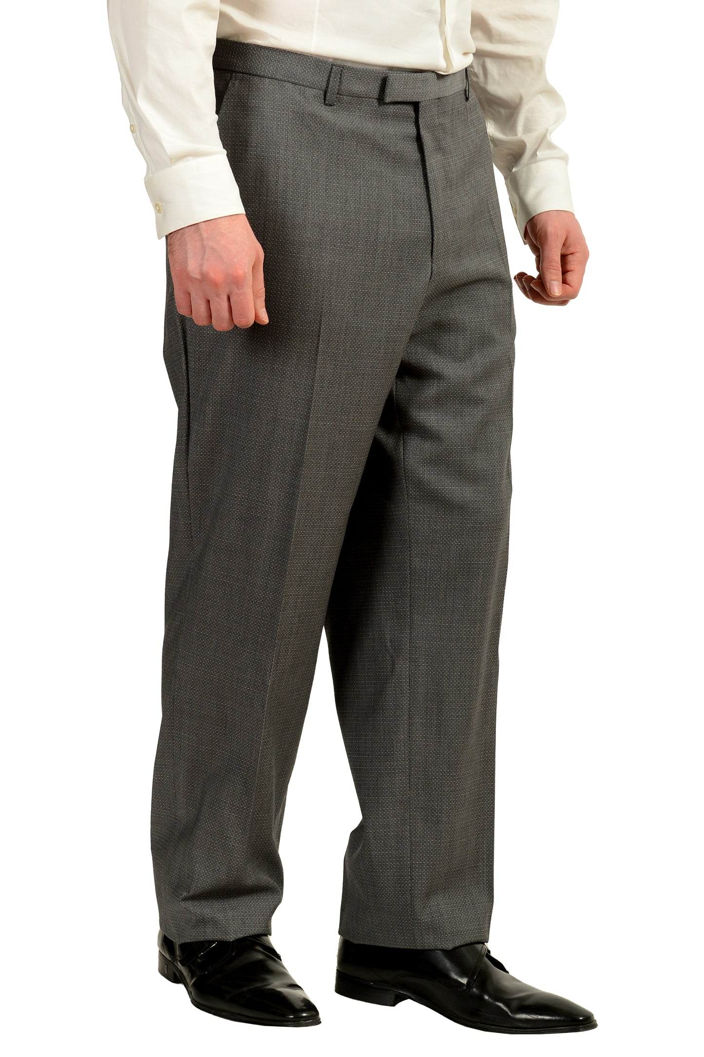 Hugo Boss Men's "Jeffery/Simmons182" Regular Fit 100% Wool Suit US 48L IT 58L