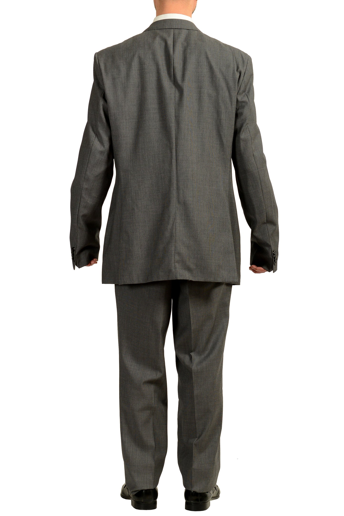 Hugo Boss Men's "Jeffery/Simmons182" Regular Fit 100% Wool Suit US 48L IT 58L