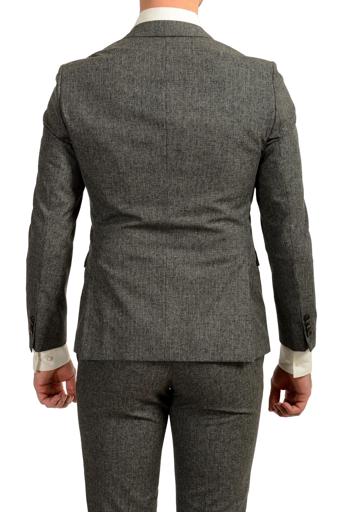 Hugo Boss Men's "Reymond/Wenten" Extra Slim Fit Silk Wool Suit US 38S IT 48S