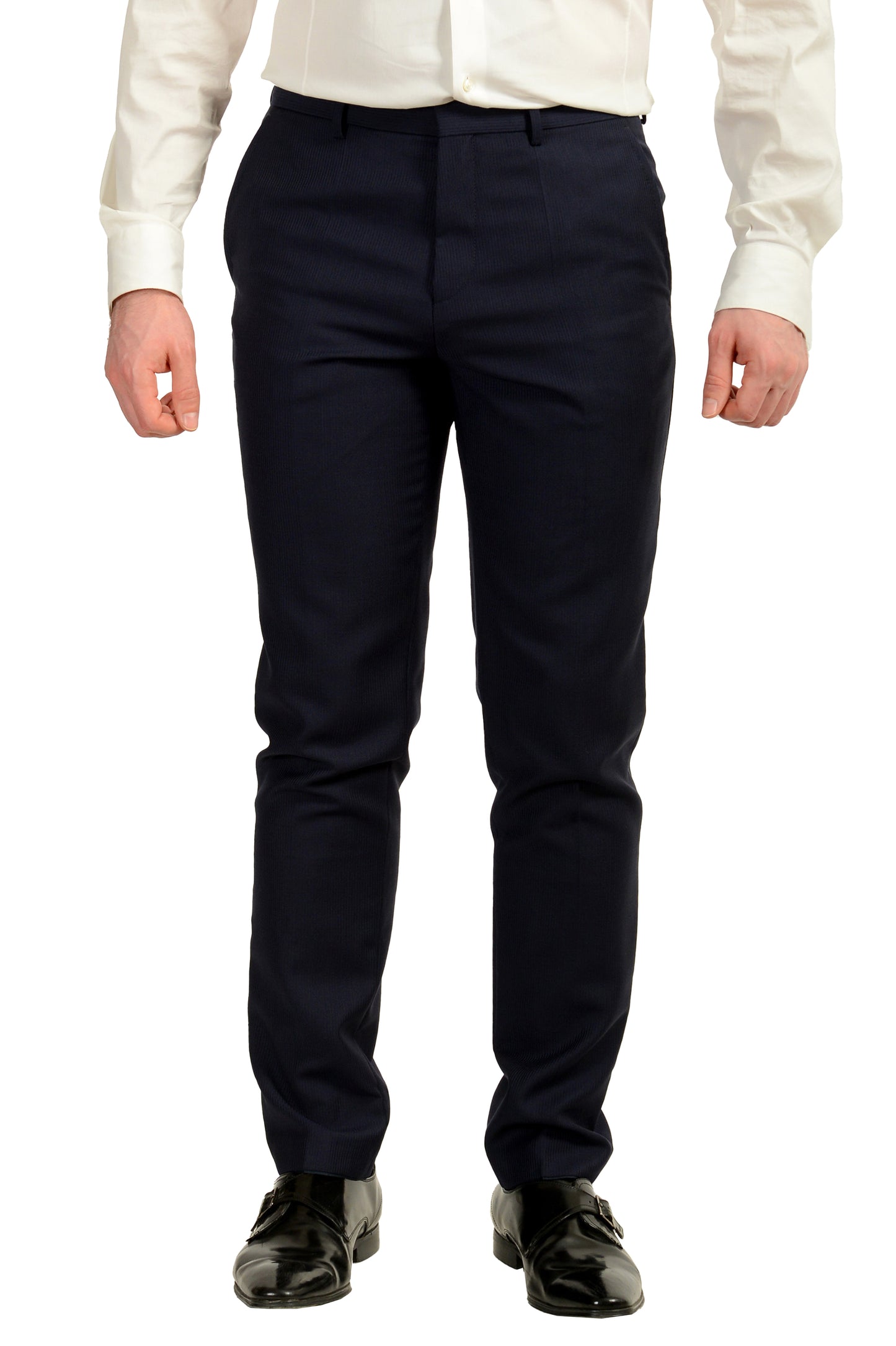Hugo Boss Men's "Astian/Hets182" Extra Slim Fit 100% Wool Suit US 40R IT 50R