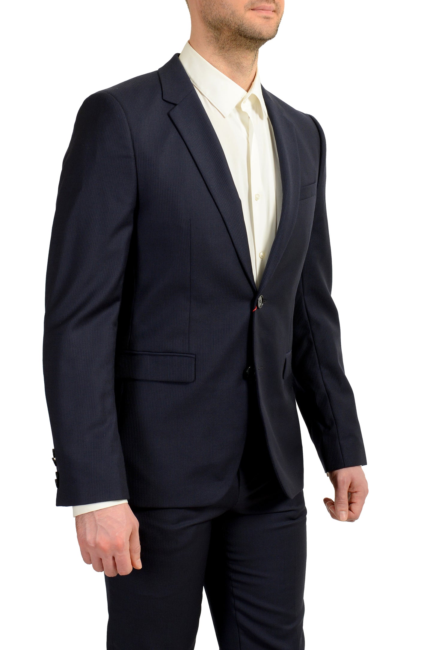 Hugo Boss Men's "Astian/Hets182" Extra Slim Fit 100% Wool Suit US 40R IT 50R