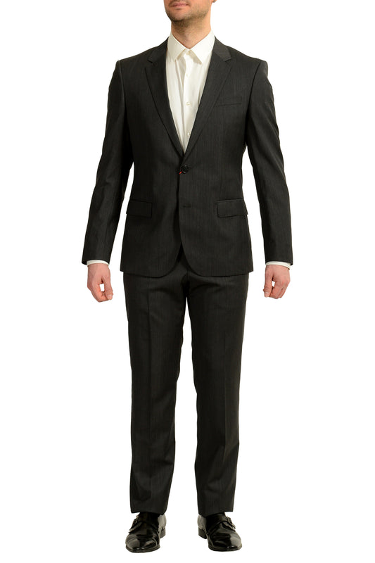 Hugo Boss Men's "C-Huge1/C-Genius" Slim Fit Gray Wool Suit US 40R IT 50R