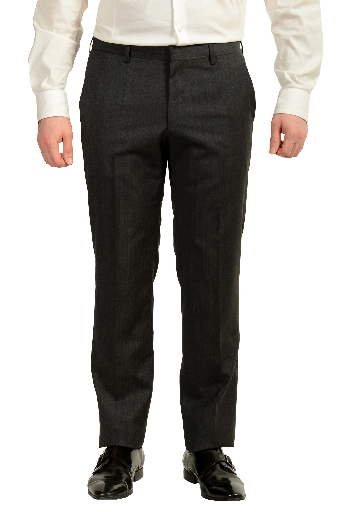 Hugo Boss Men's "C-Huge1/C-Genius" Slim Fit Gray Wool Suit US 40R IT 50R