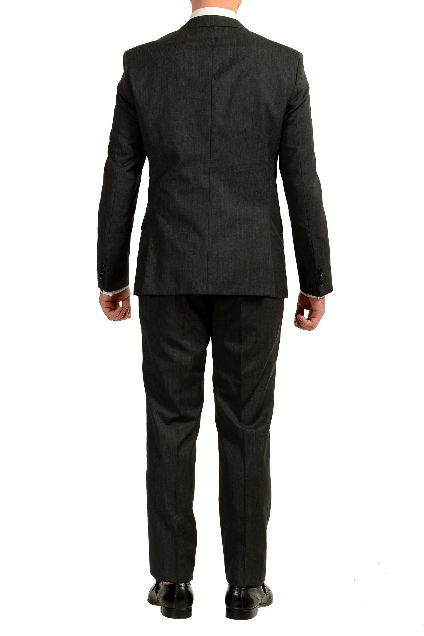 Hugo Boss Men's "C-Huge1/C-Genius" Slim Fit Gray Wool Suit US 40R IT 50R