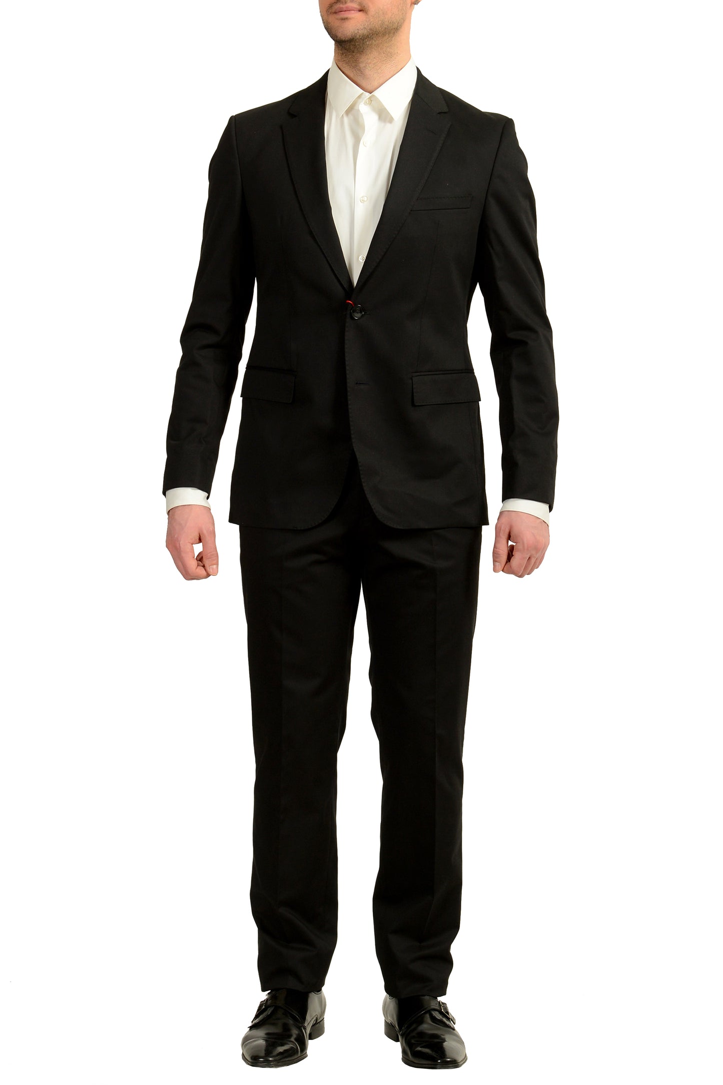 Hugo Boss Men's "C-Jeffery/C-Simmons" Regular Fit Black Suit US 38R IT 48R