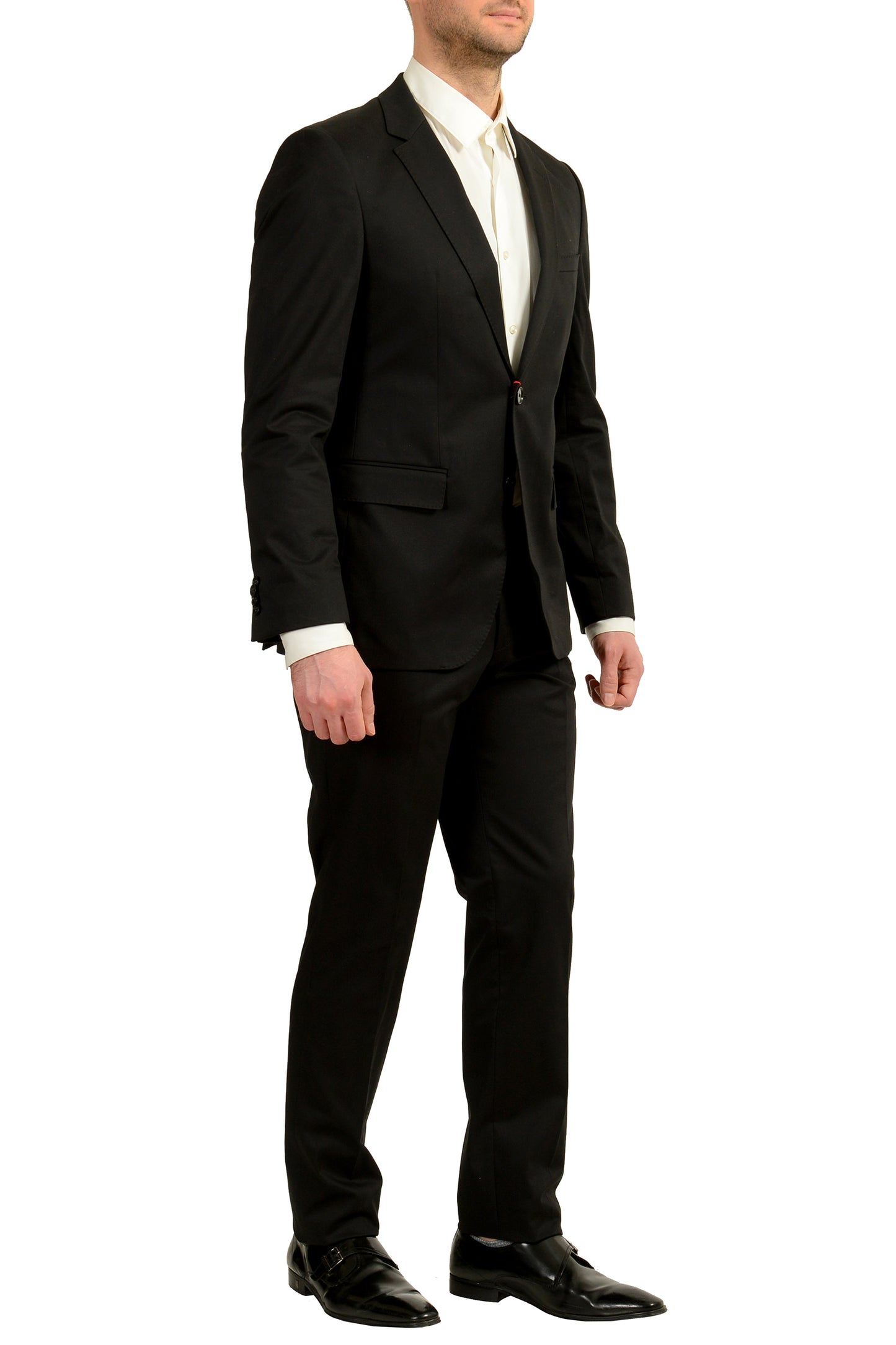 Hugo Boss Men's "C-Jeffery/C-Simmons" Regular Fit Black Suit US 38R IT 48R