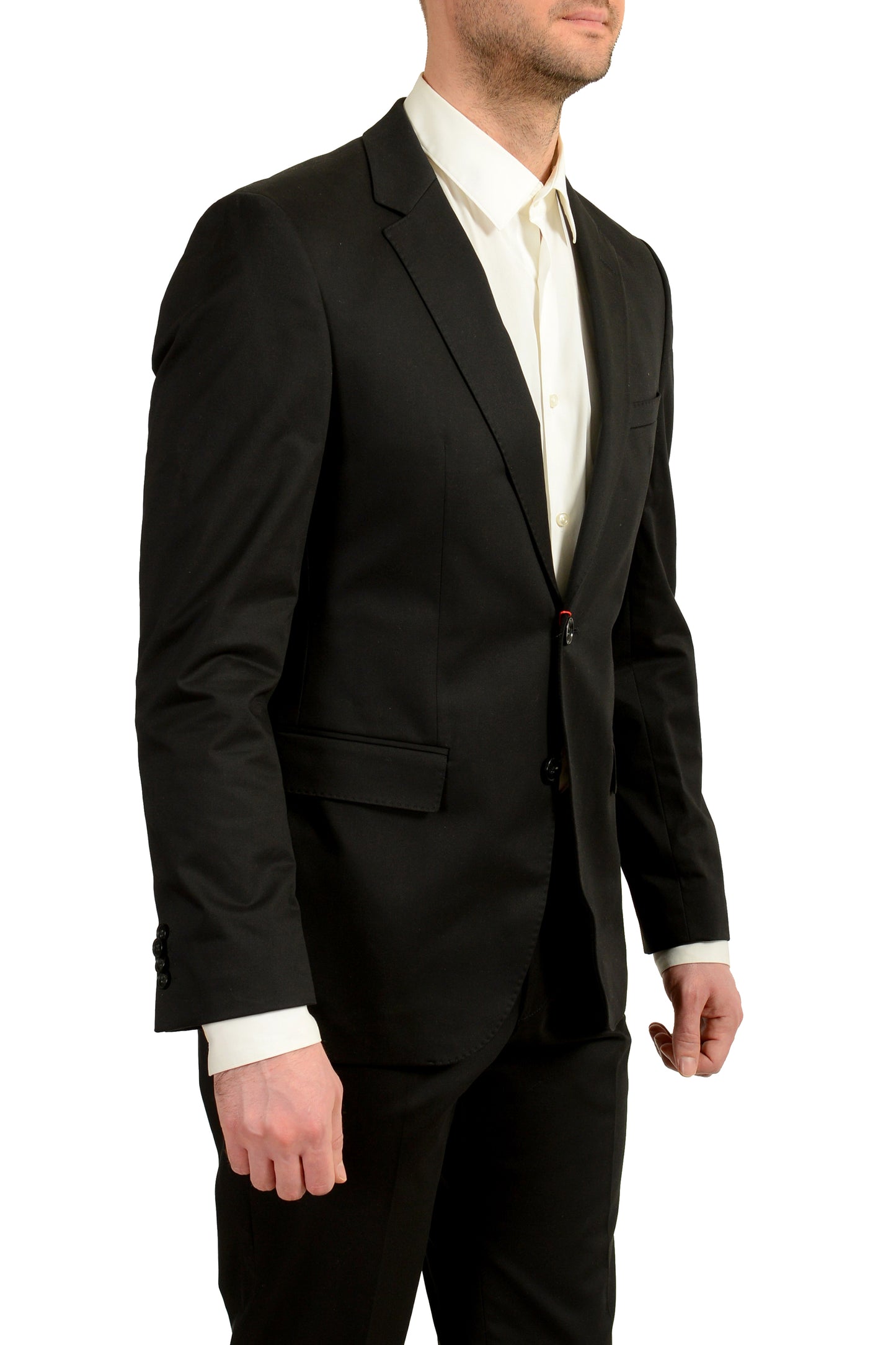 Hugo Boss Men's "C-Jeffery/C-Simmons" Regular Fit Black Suit US 38R IT 48R