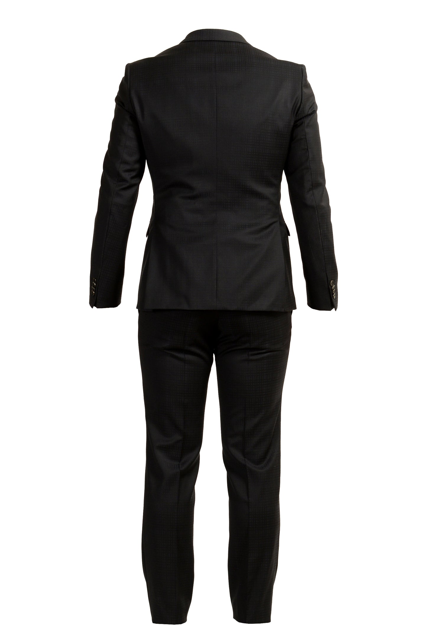 Hugo Boss Men's "Roonin/Wenten" Extra Slim Fit Plaid 100%Wool Suit US 38R IT 48R