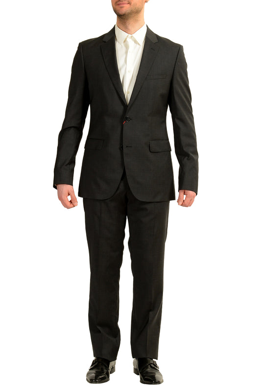 Hugo Boss Men's "C-Jeffery/C-Simmons" 100% Wool Gray Suit US 40L IT 50L
