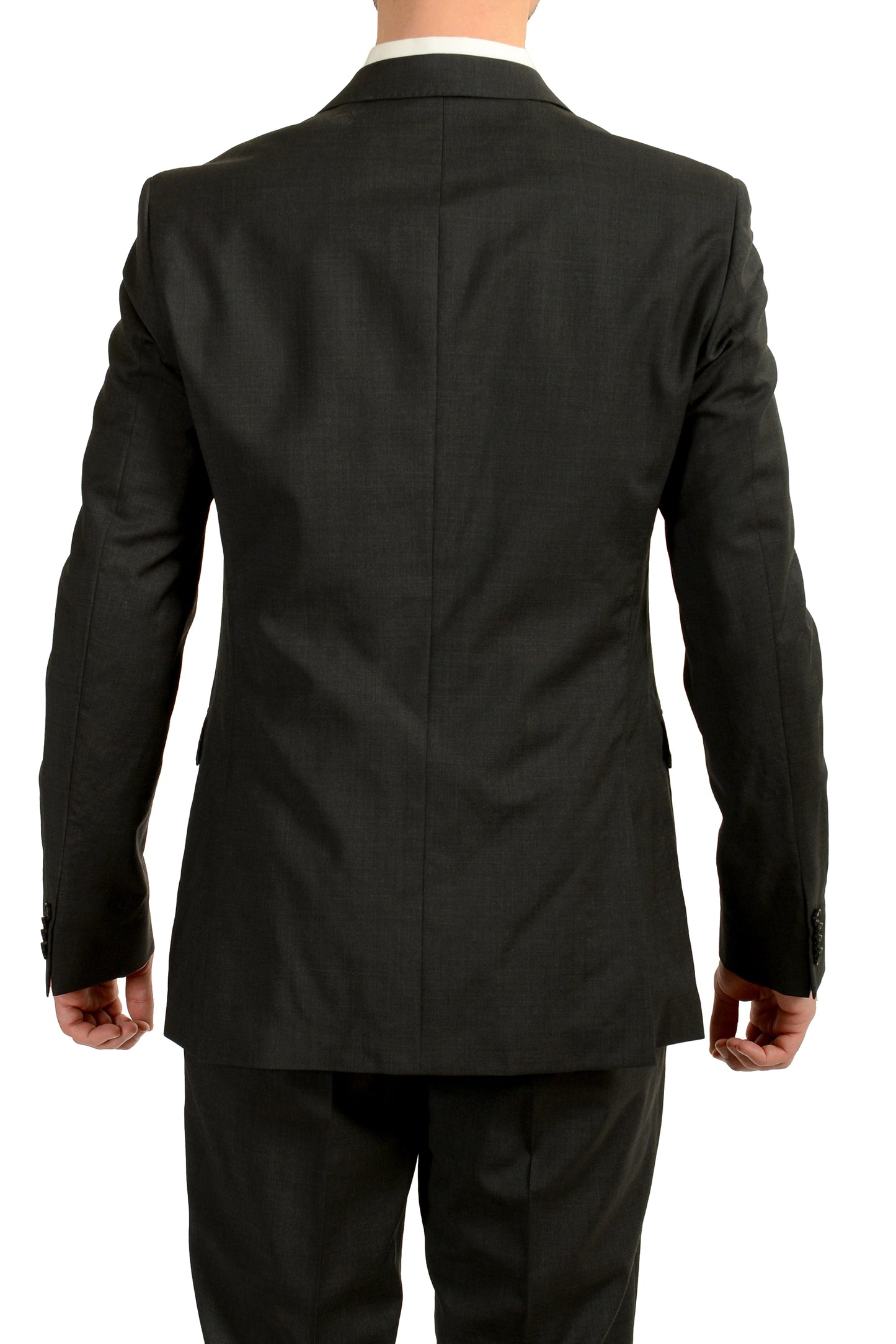 Hugo Boss Men's "C-Jeffery/C-Simmons" 100% Wool Gray Suit US 40L IT 50L