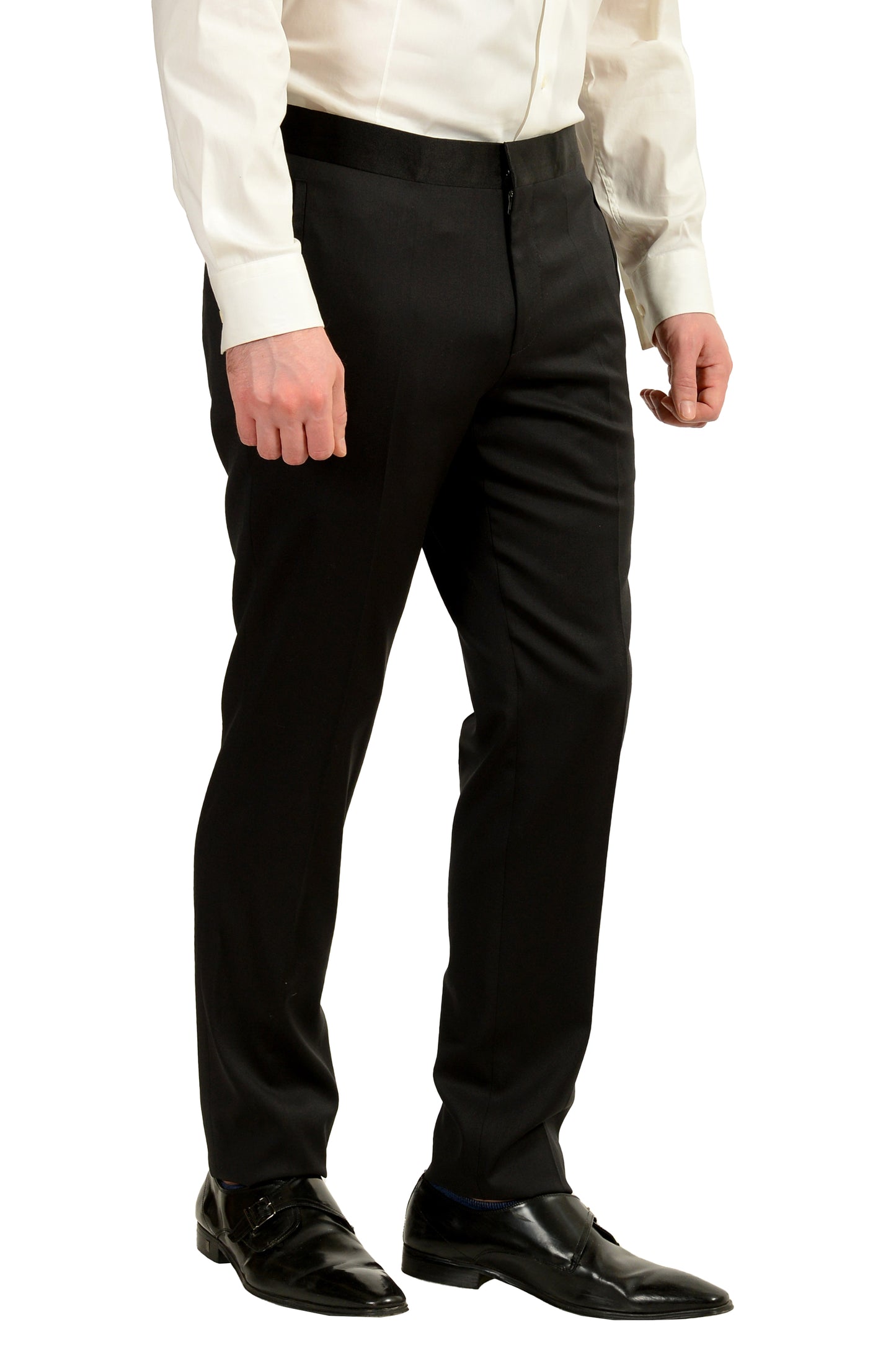 Hugo Boss Men's Arti/Hesten184E1 Extra Slim Fit 100% Wool Suit US 40R IT 50R