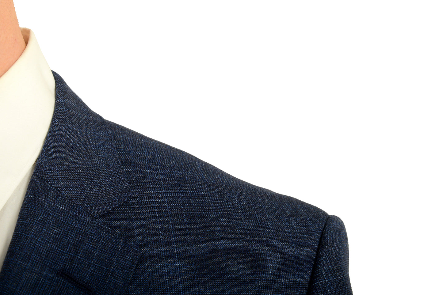 Hugo Boss Men's "Huge6/Genius5" Slim Fit 100% Wool Blue Plaid Suit US 42L IT 52L
