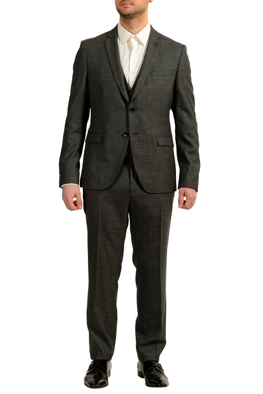 Hugo Boss Men's Reymond/Wenten WE1 Extra Slim Fit Three Piece Suit US 42R IT 52R