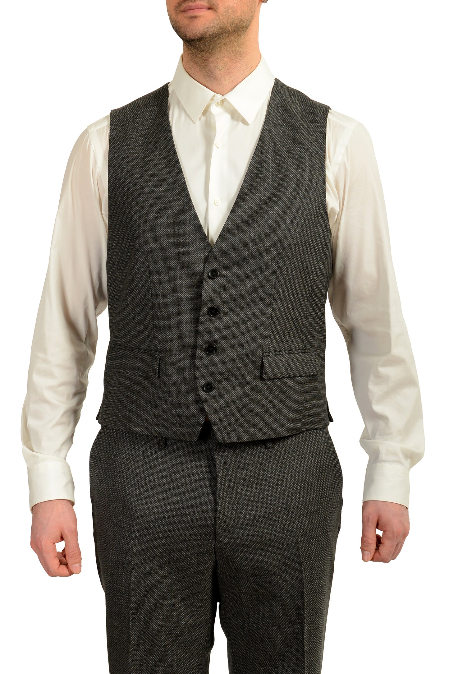 Hugo Boss Men's Reymond/Wenten WE1 Extra Slim Fit Three Piece Suit US 42R IT 52R