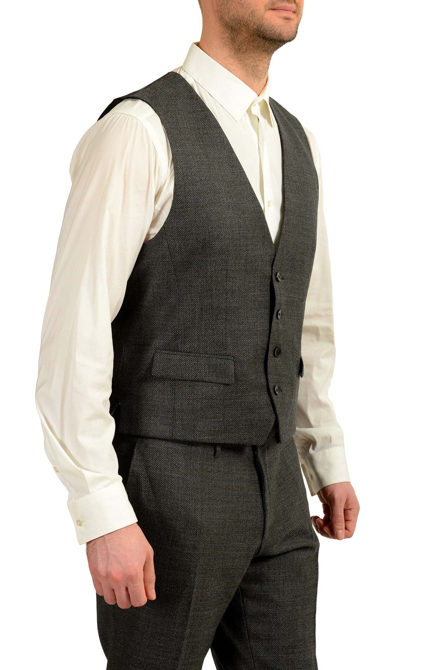Hugo Boss Men's Reymond/Wenten WE1 Extra Slim Fit Three Piece Suit US 42R IT 52R