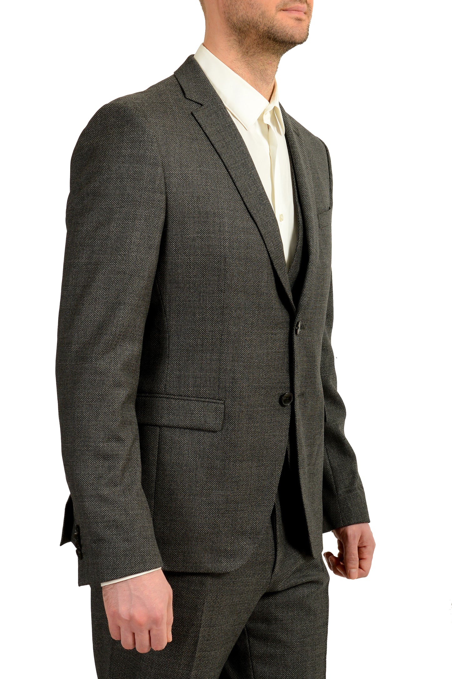 Hugo Boss Men's Reymond/Wenten WE1 Extra Slim Fit Three Piece Suit US 42R IT 52R