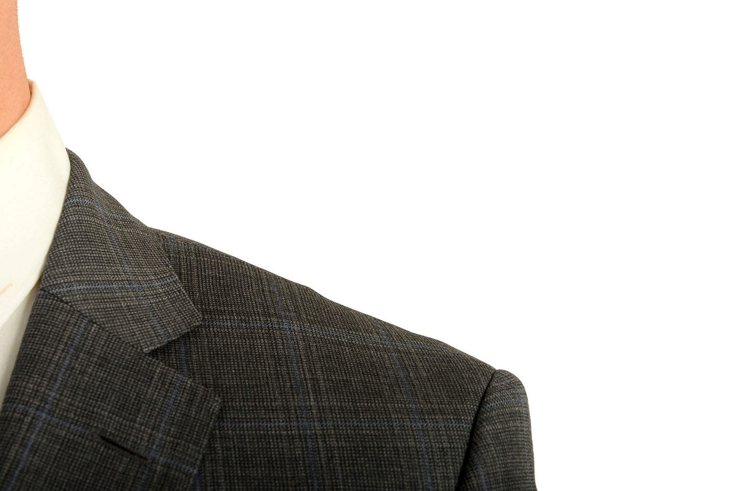 Hugo Boss Men's "Huge6/Genius5_TW" Slim Fit 100% Wool Plaid Suit US 40R IT 50R