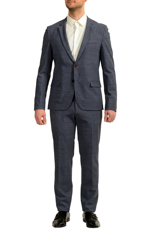 Hugo Boss Men's Anfred/Heiron192J Extra Slim Blue Two Button Suit US 40R IT 50R