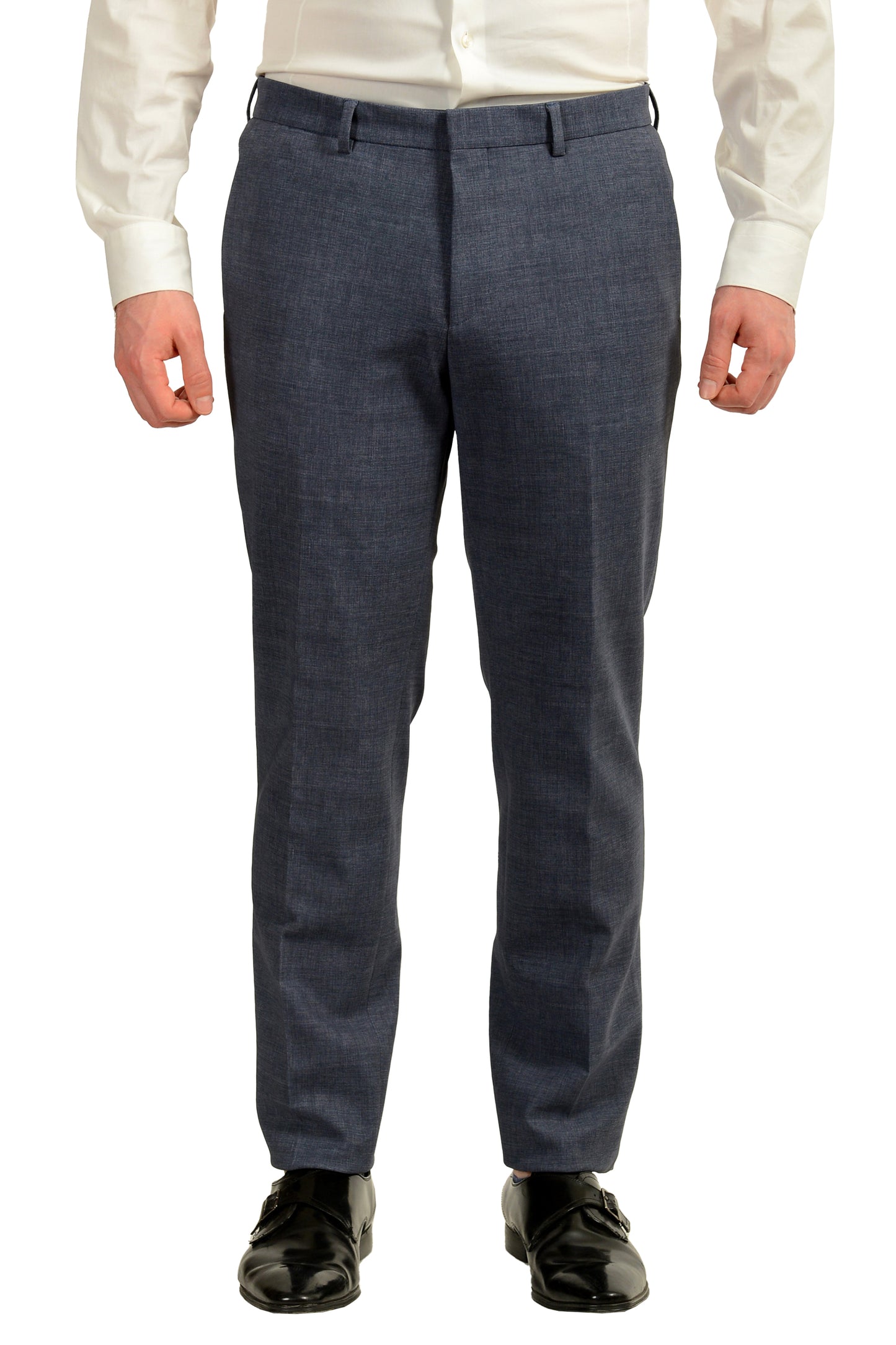 Hugo Boss Men's Anfred/Heiron192J Extra Slim Blue Two Button Suit US 40R IT 50R