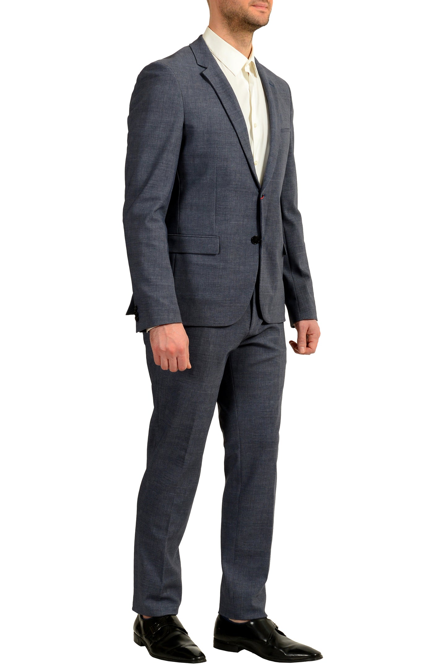 Hugo Boss Men's Anfred/Heiron192J Extra Slim Blue Two Button Suit US 40R IT 50R