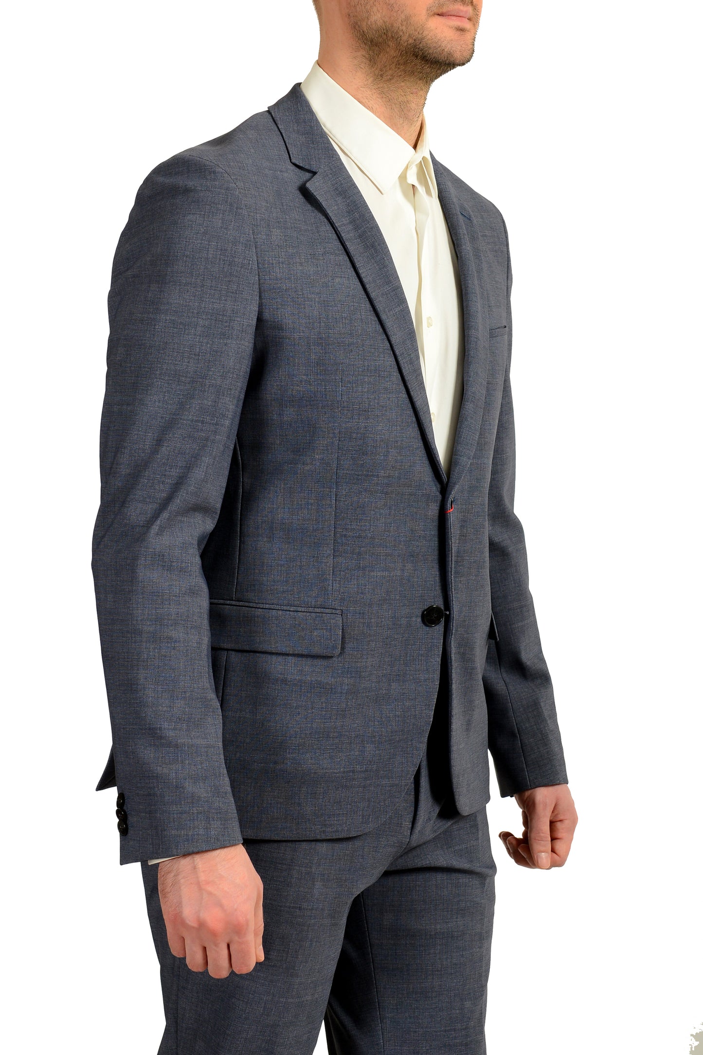 Hugo Boss Men's Anfred/Heiron192J Extra Slim Blue Two Button Suit US 40R IT 50R