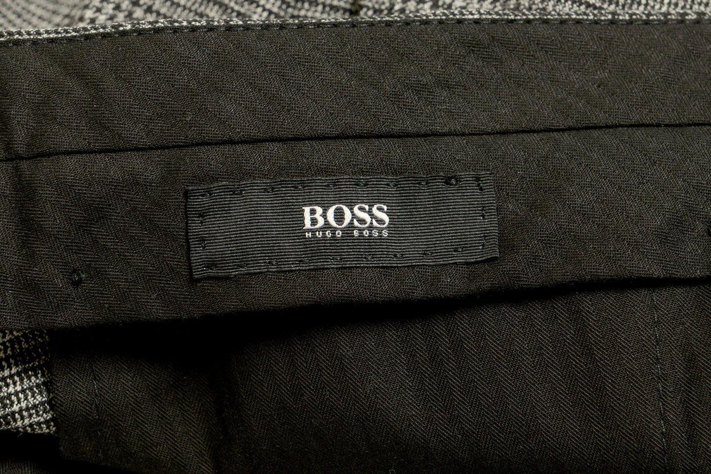 Hugo Boss Men's "T-Henders/Gorden" 100% Wool Plaid Gray Suit US 40R IT 50R