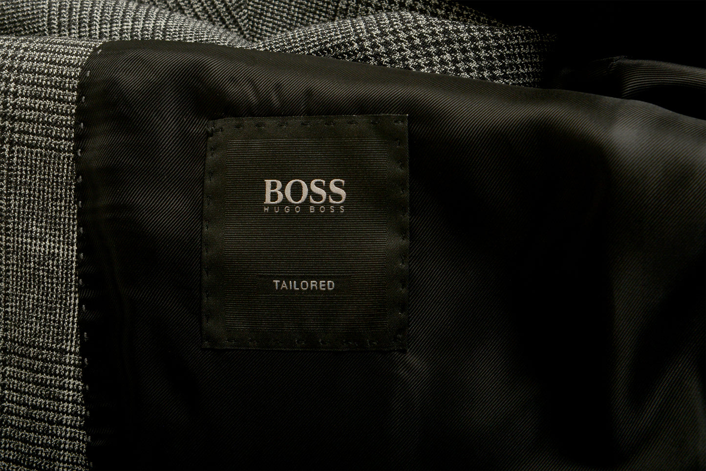Hugo Boss Men's "T-Henders/Gorden" 100% Wool Plaid Gray Suit US 40R IT 50R