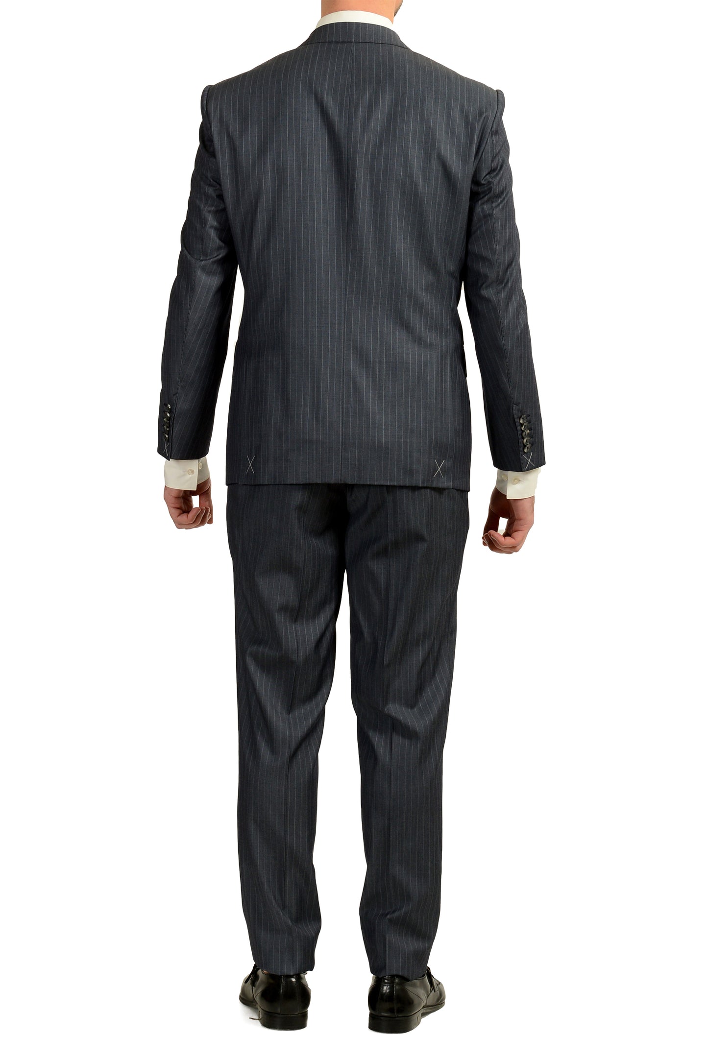 Hugo Boss Men's "T-Jarrod/Lone" Regular Fit 100% Wool Striped Suit US 40S IT 50S