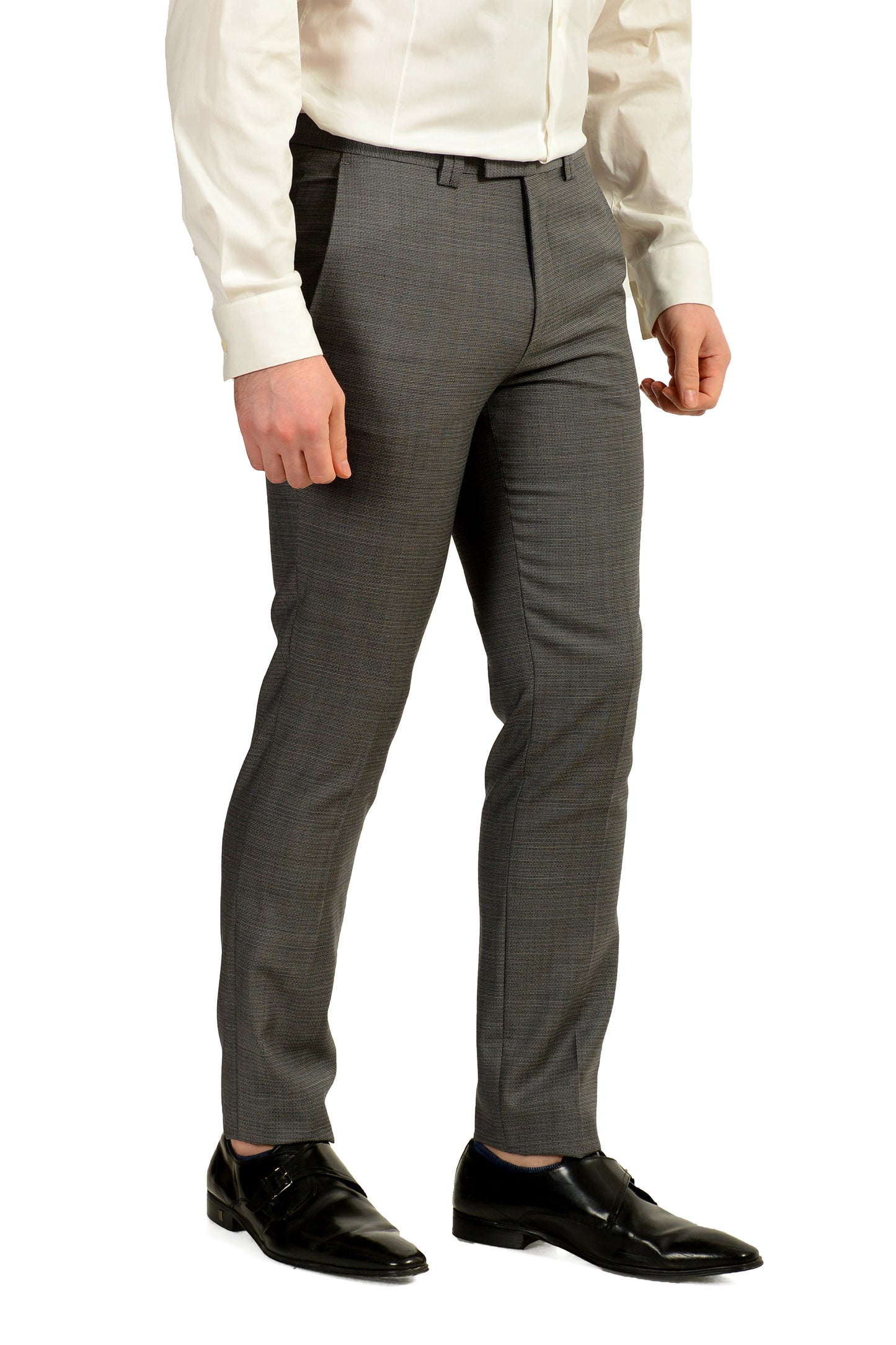 Hugo Boss Men's "Admon/Wilms/Hesten" 100% Wool Three Piece Suit US 38R IT 48R