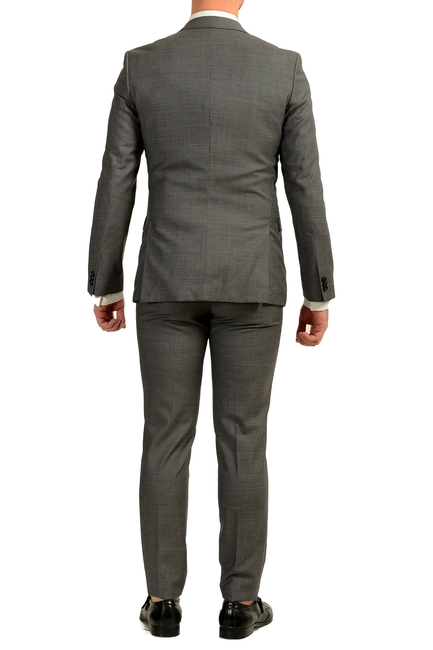 Hugo Boss Men's "Admon/Wilms/Hesten" 100% Wool Three Piece Suit US 38R IT 48R