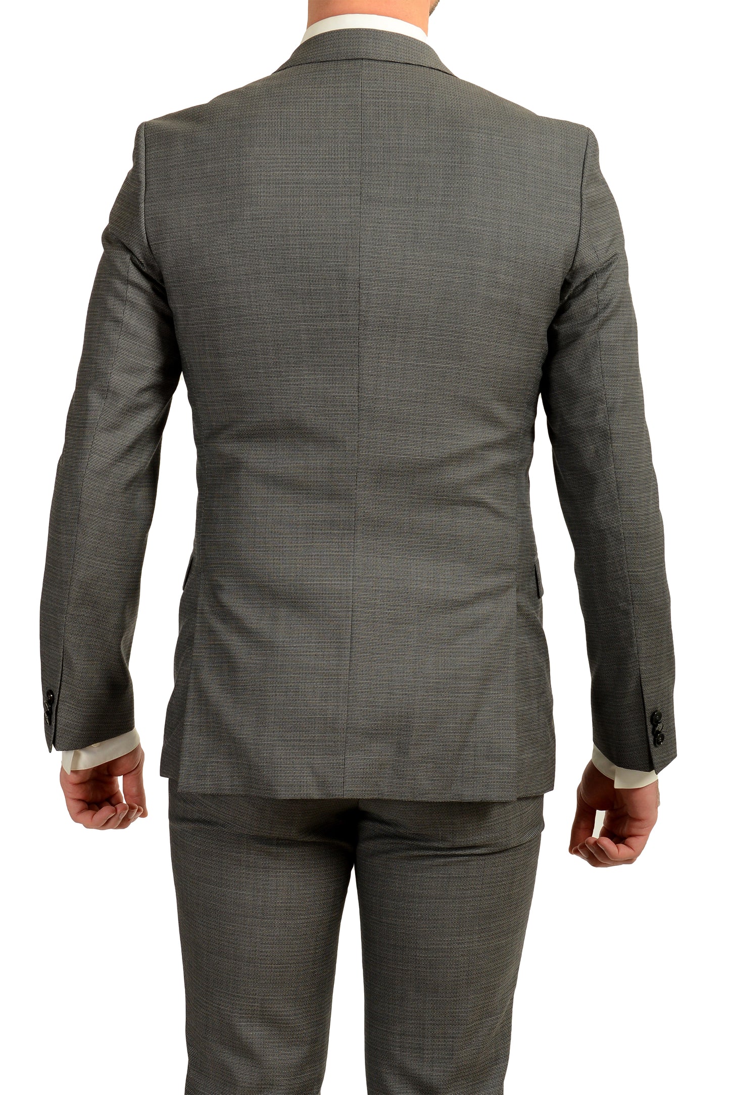 Hugo Boss Men's "Admon/Wilms/Hesten" 100% Wool Three Piece Suit US 38R IT 48R
