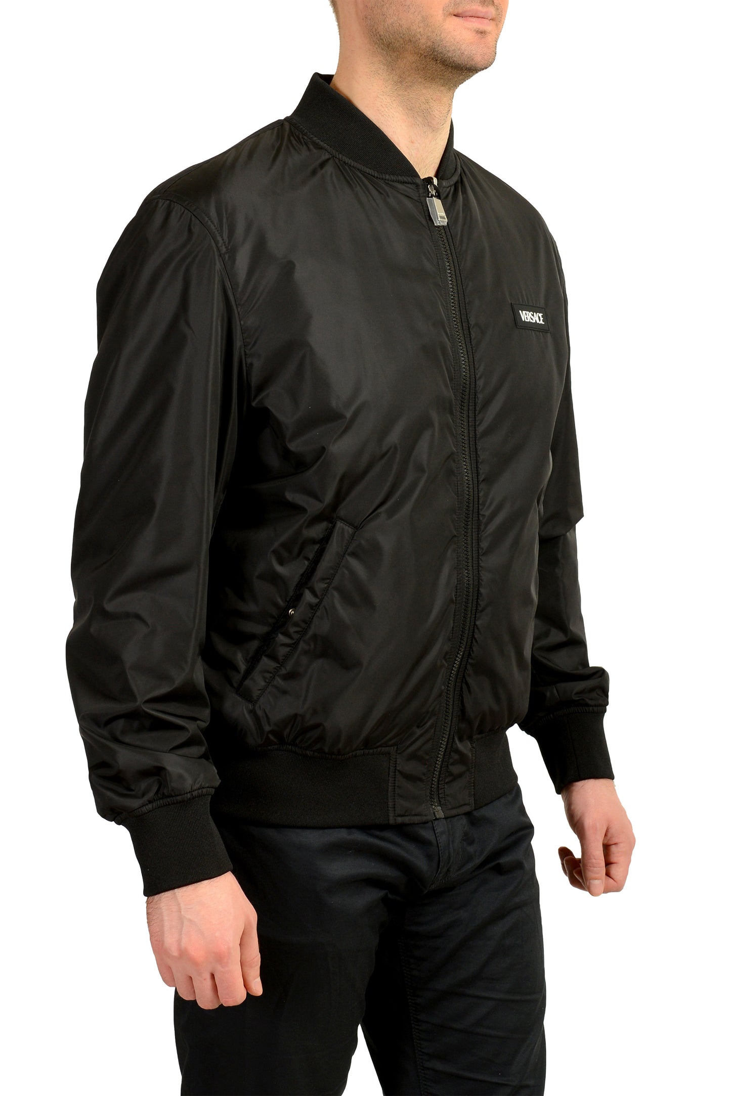 Versace Men's "Bandanamania" Reversible Full Zip insulated Jacket US XL IT 54