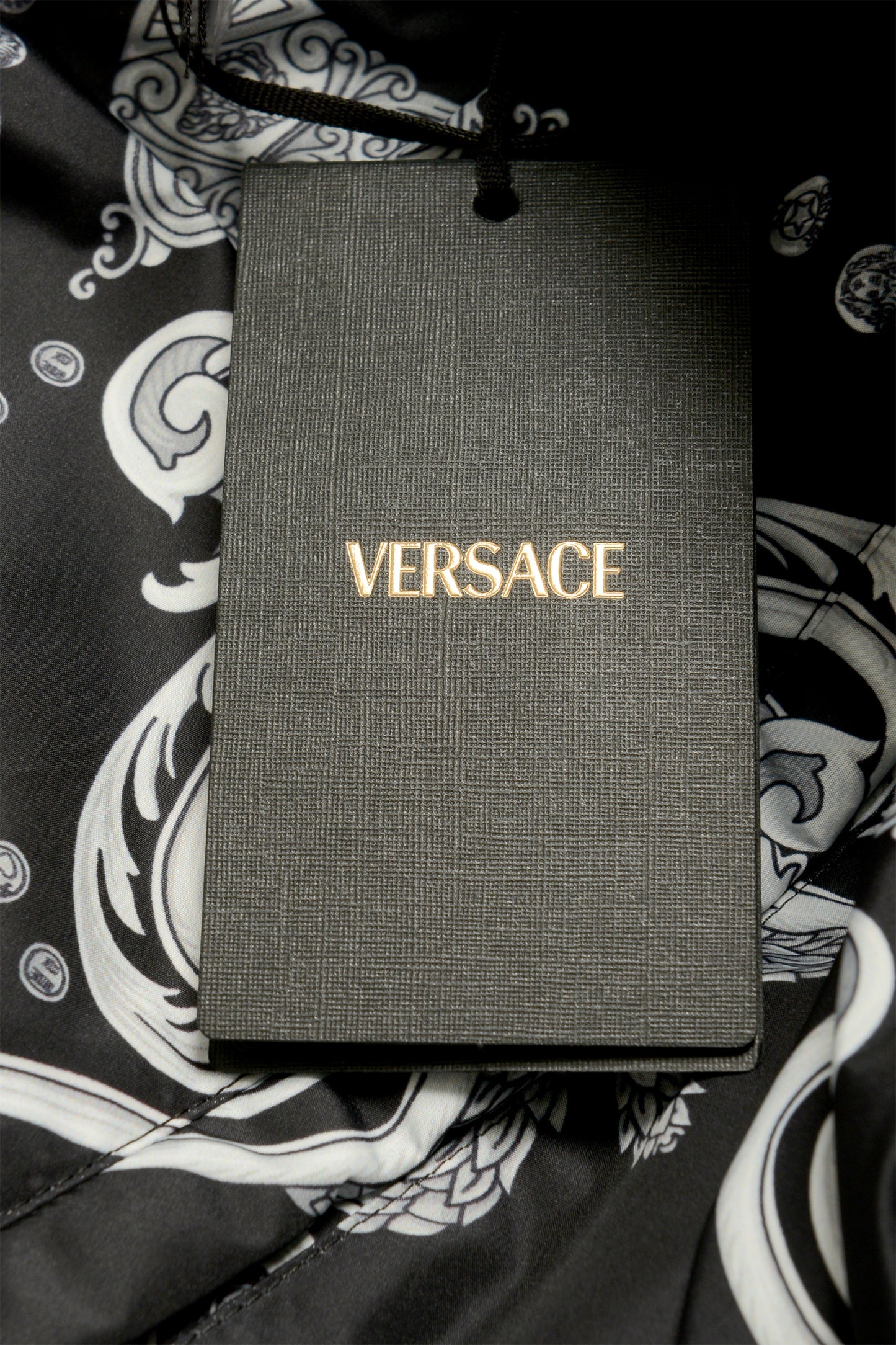 Versace Men's "Bandanamania" Reversible Full Zip insulated Jacket US XL IT 54