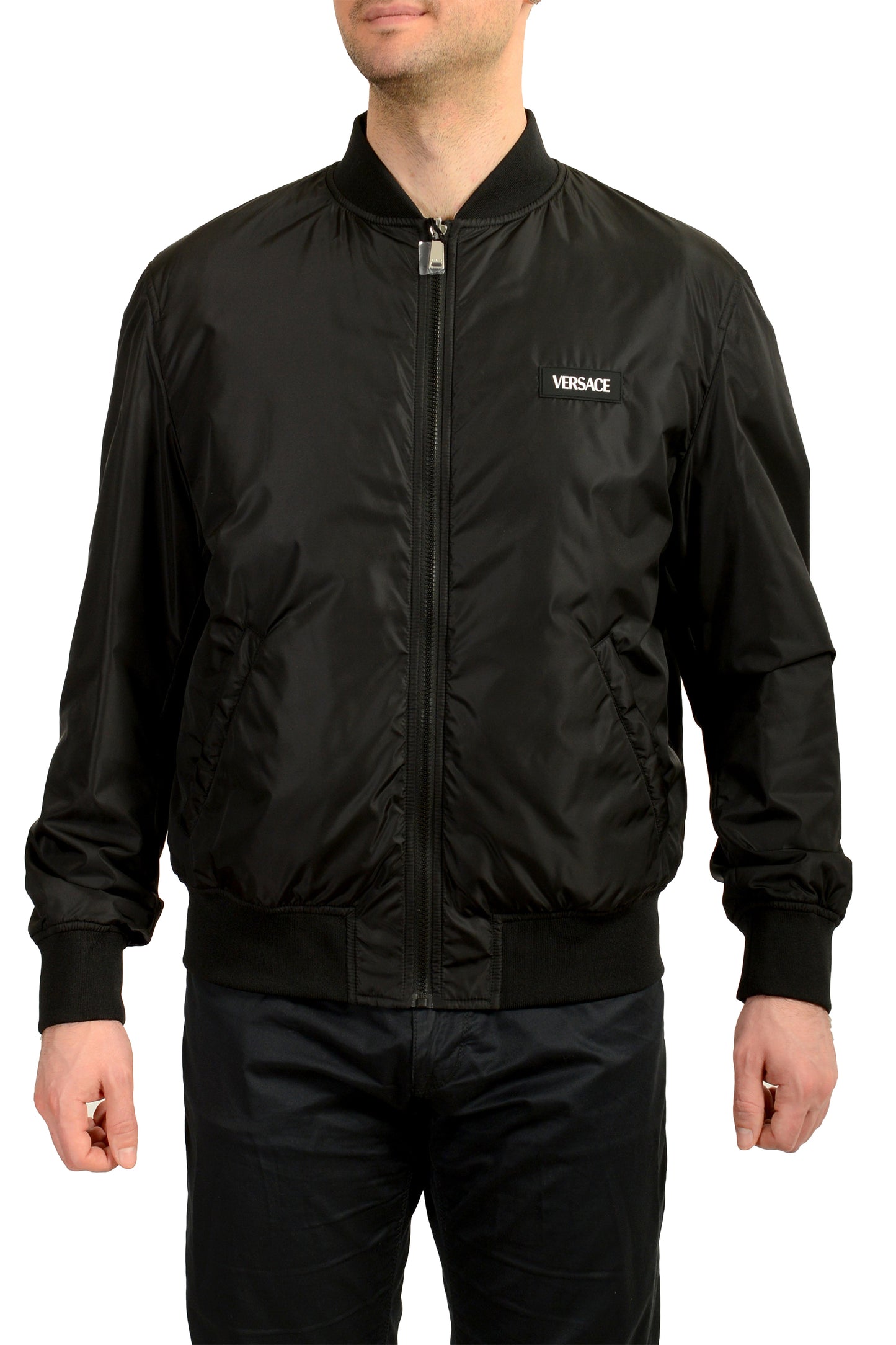 Versace Men's "Bandanamania" Reversible Full Zip insulated Jacket US XL IT 54