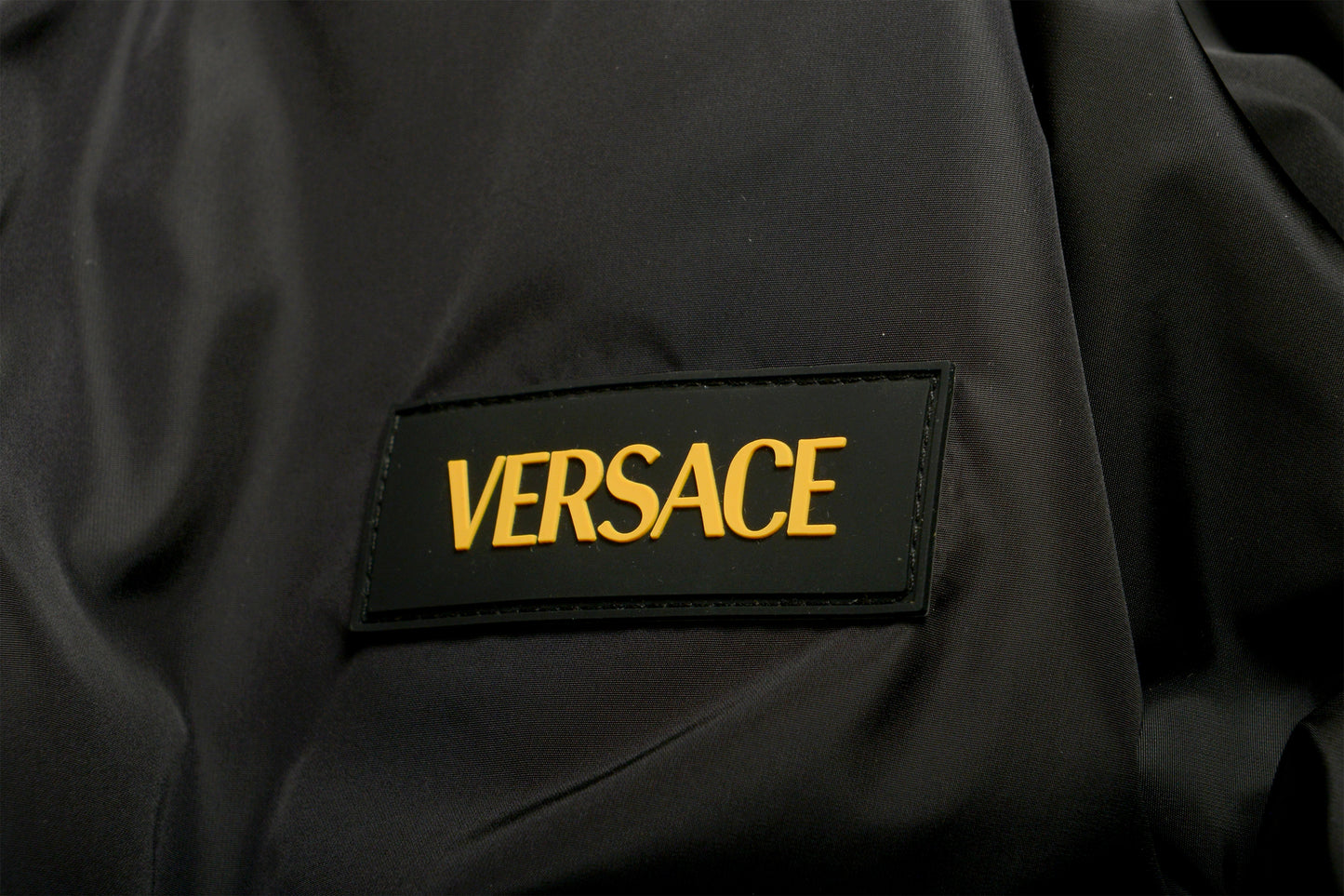 Versace Men's Gold Barocco Reversible Full Zip insulated Jacket US L IT 52