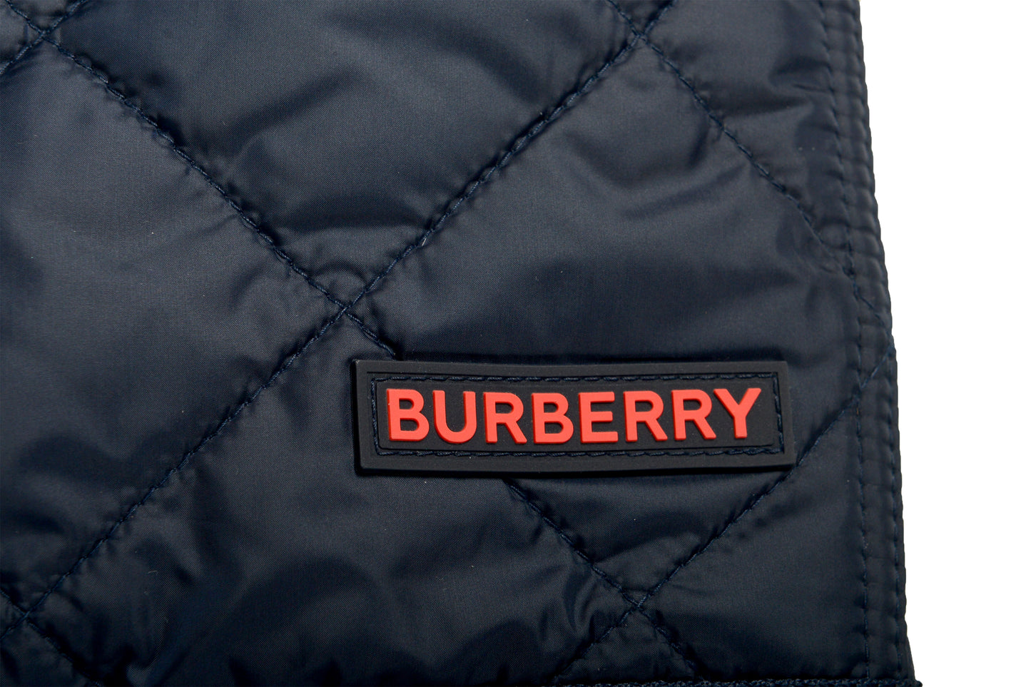 Burberry Men's "Willowbrook" Navy Quilted Full Zip Jacket US XS IT 46