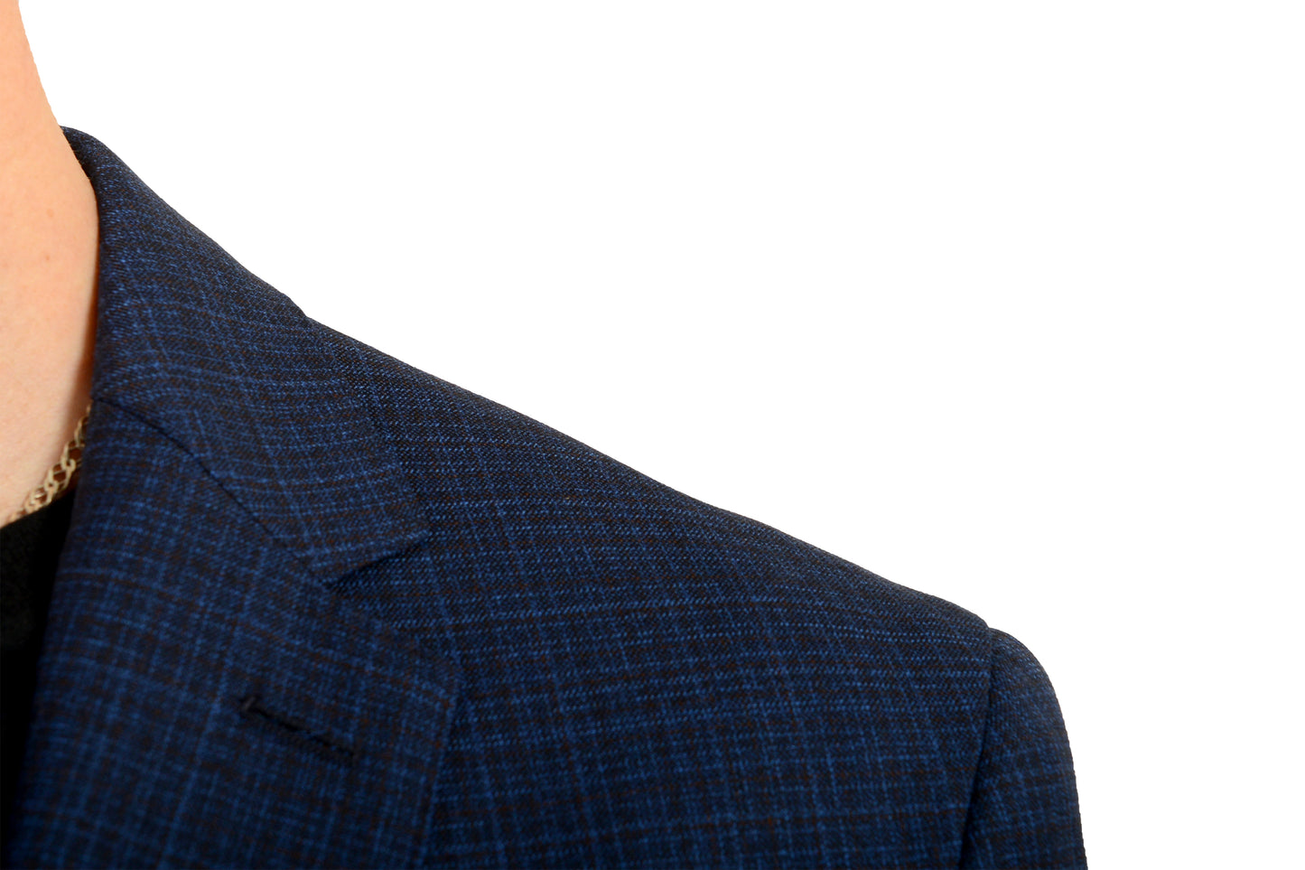 Hugo Boss Men's "Novan6/Ben2" Slim Fit 100% Wool Plaid Blazer US 44L IT 54L