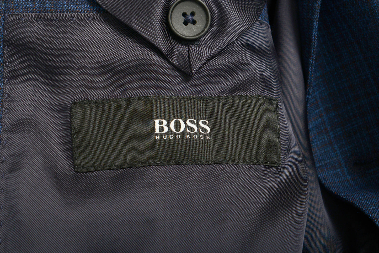 Hugo Boss Men's "Novan6/Ben2" Slim Fit 100% Wool Plaid Blazer US 44L IT 54L