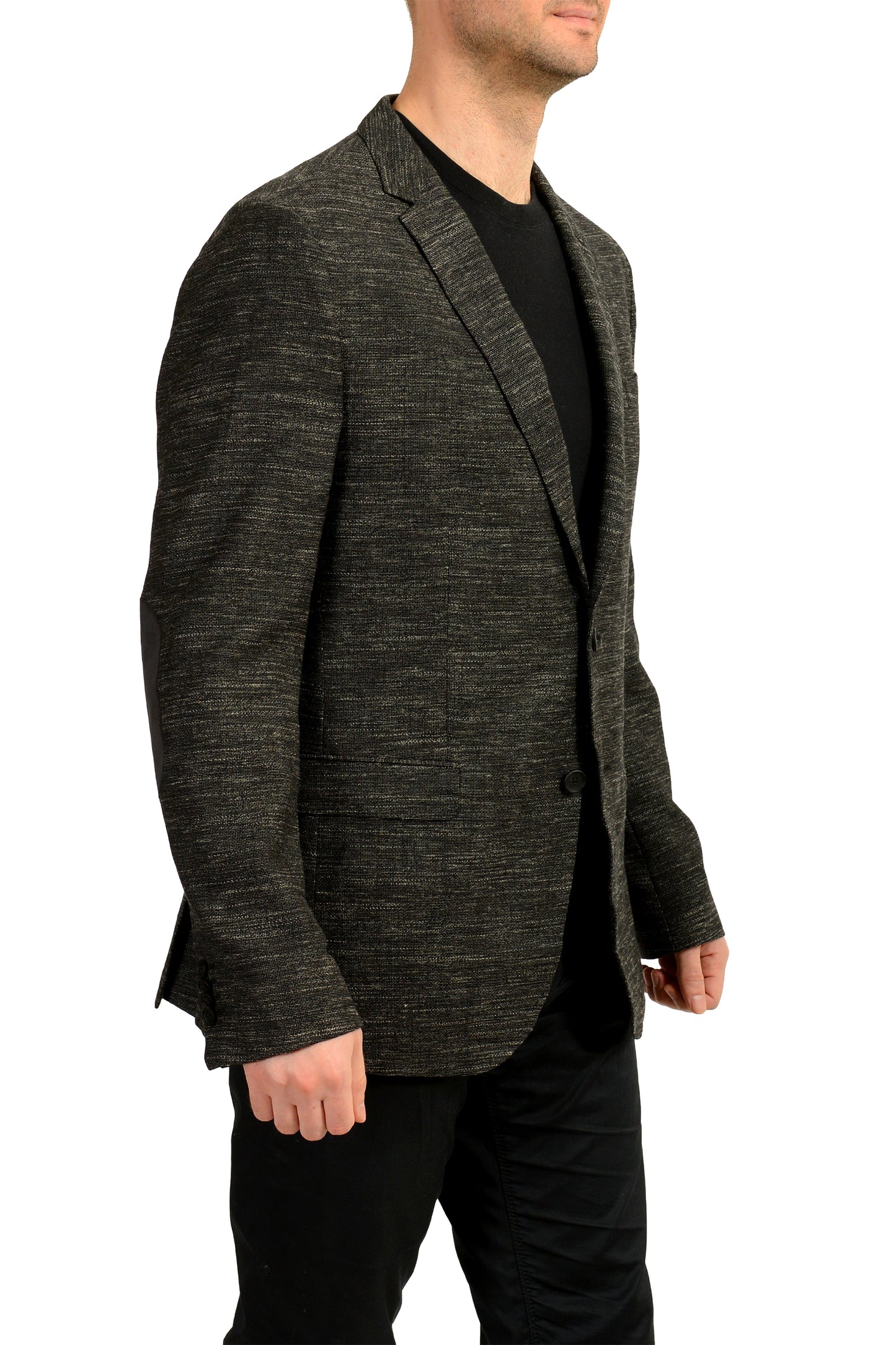 Hugo Boss Men's "Nasley3" Slim Fit Linen Wool Two Button Blazer US 44R IT 54R