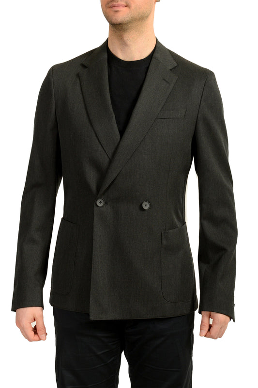 Hugo Boss Men's Nielsen3 Slim Fit 100% Wool Double Breasted Blazer US 42R IT 52R