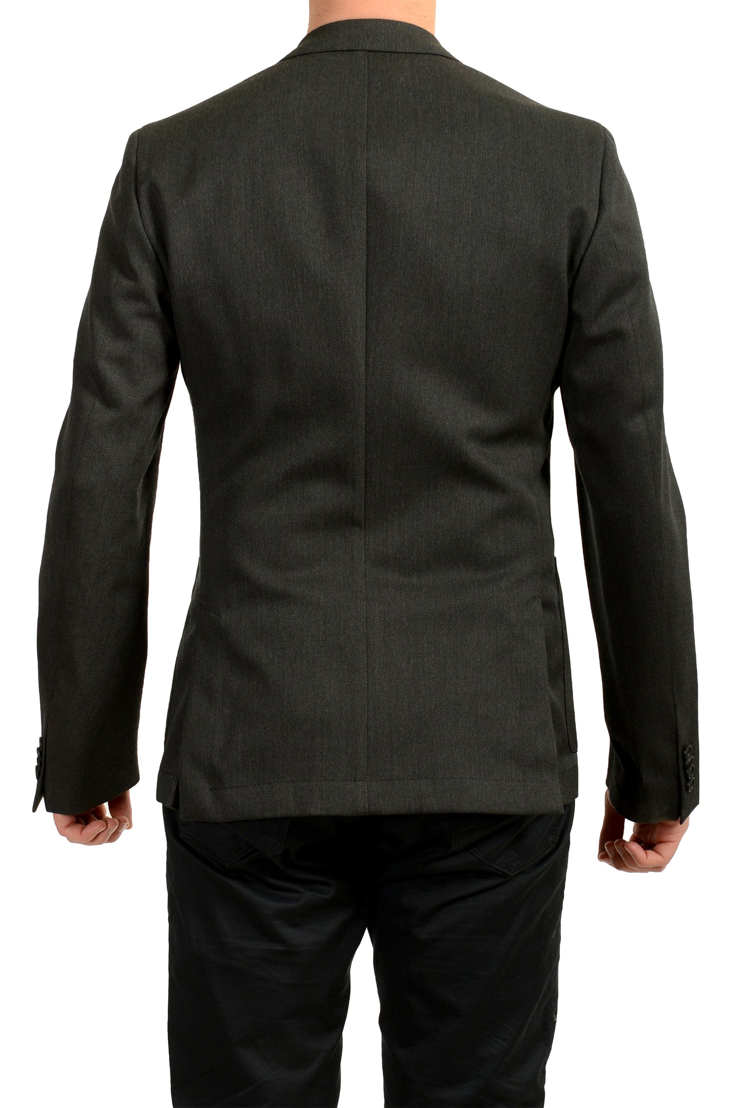 Hugo Boss Men's Nielsen3 Slim Fit 100% Wool Double Breasted Blazer US 42R IT 52R
