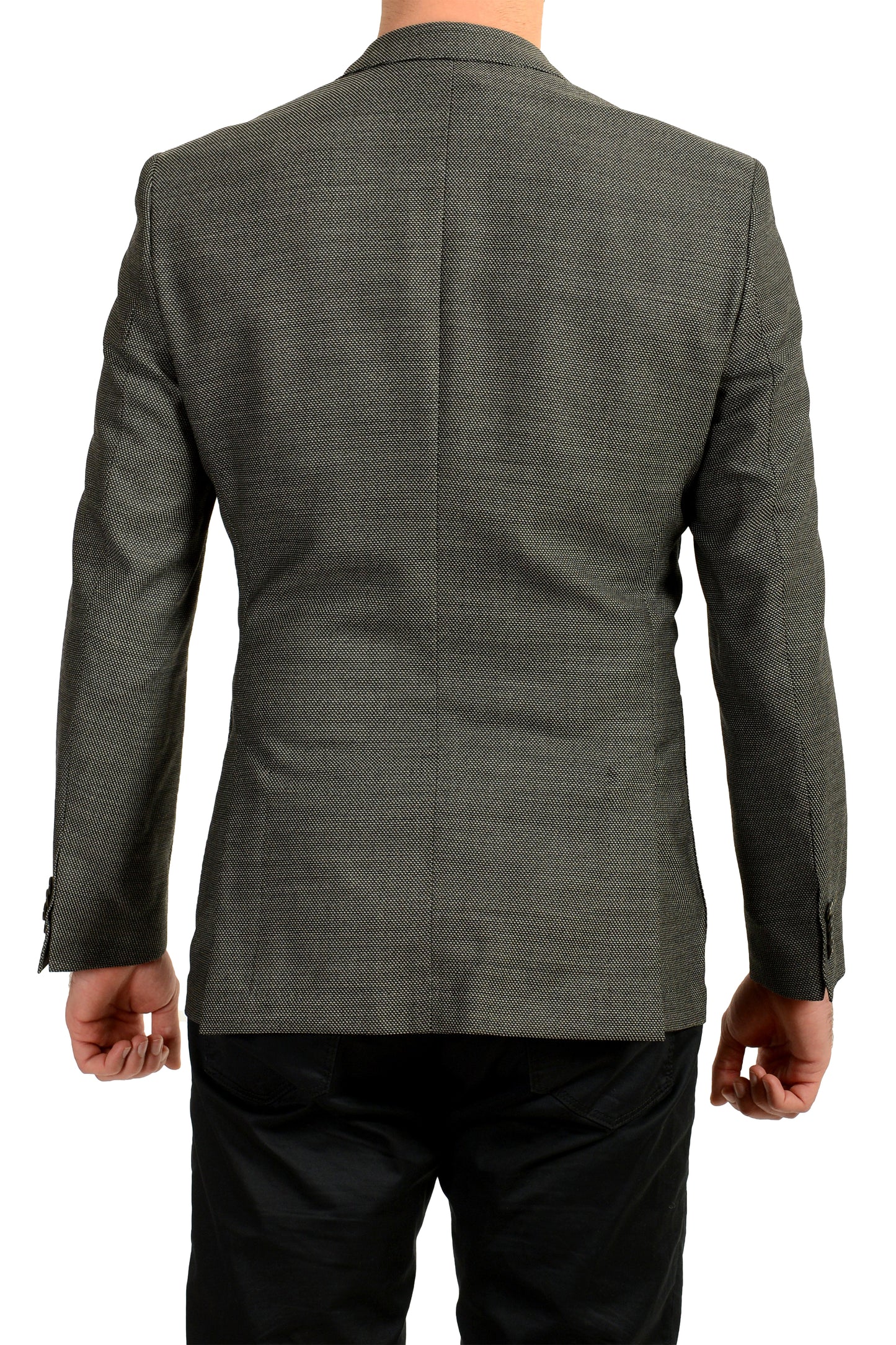 Hugo Boss Men's "Janson7" Regular Fit 100% Wool Gray Blazer US 38R IT 48R