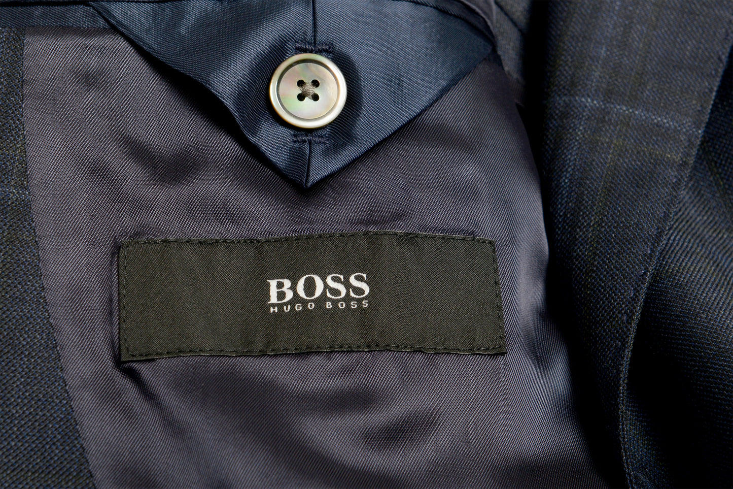 Hugo Boss Men's "Janson6" Regular Fit 100% Wool Plaid Blazer US 42R IT 52R