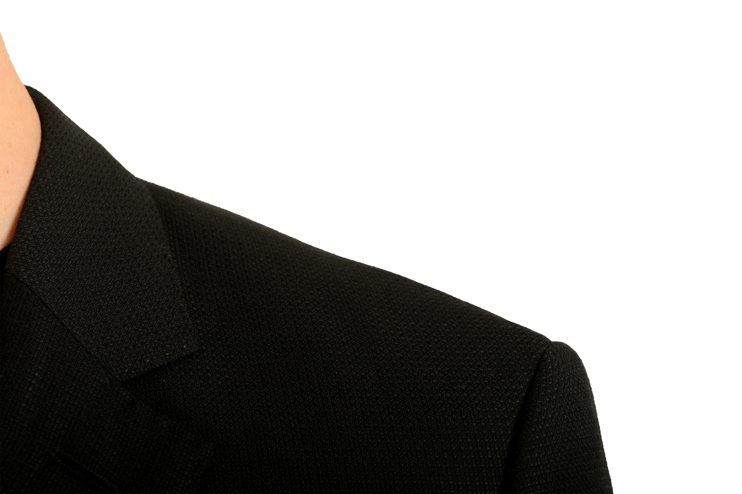 Hugo Boss Men's "Hutch3" Black 100% Wool Two Button Blazer US 36S IT 46S